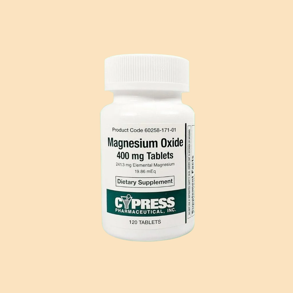 Magnesium Oxide Tablets 400mg 120ct