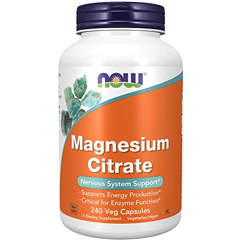 NOW Supplements, Magnesium Citrate, 240 Veg Capsules