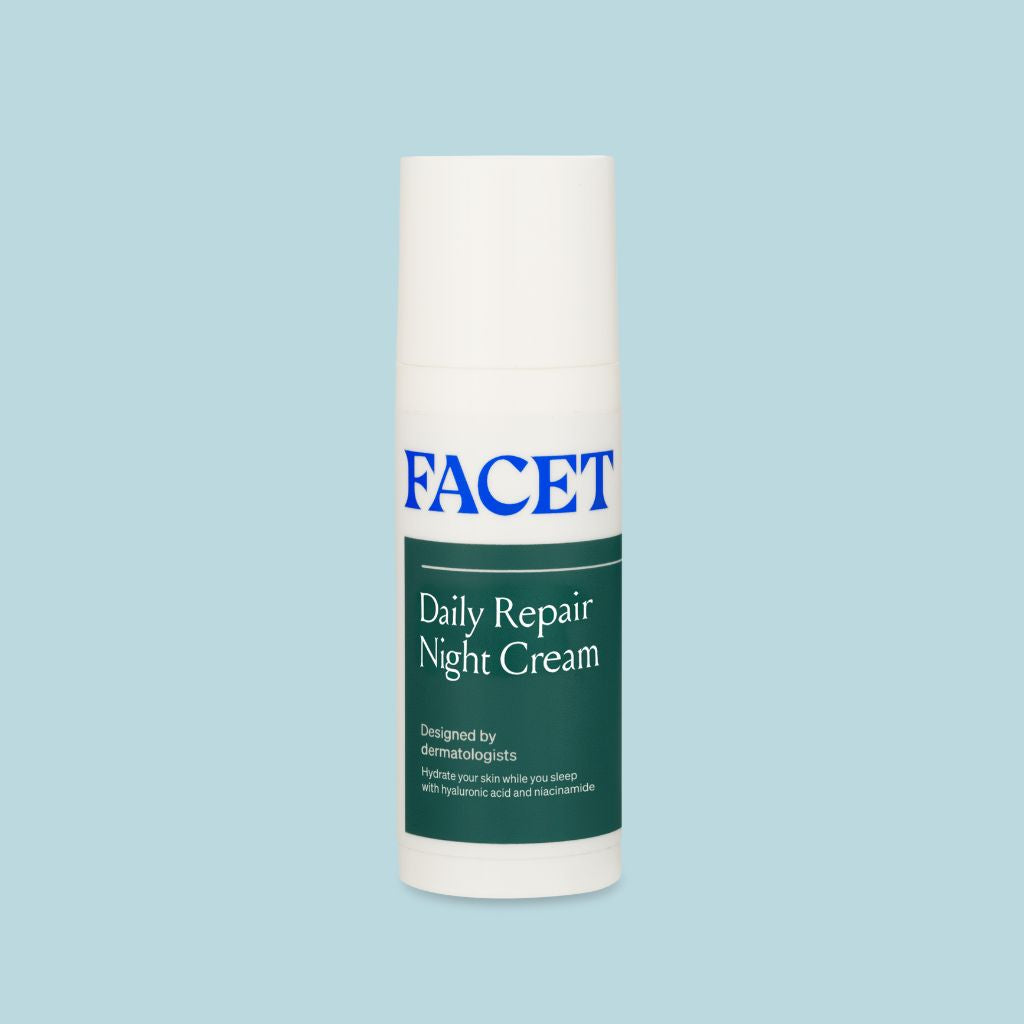 Facet Daily Repair Night Cream for Sensitive Skin 2 oz