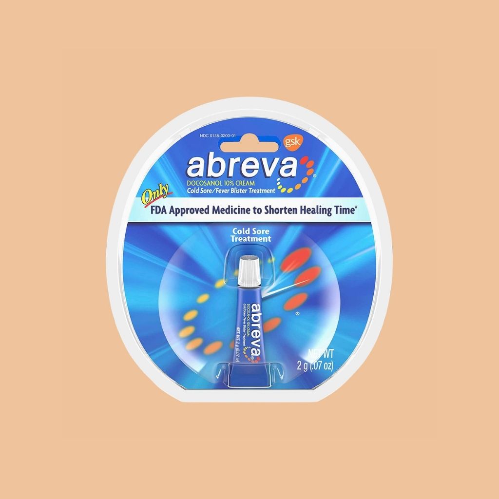 Abreva (Docosanol 10%) Cold Sore Treatment Cream 0.07oz