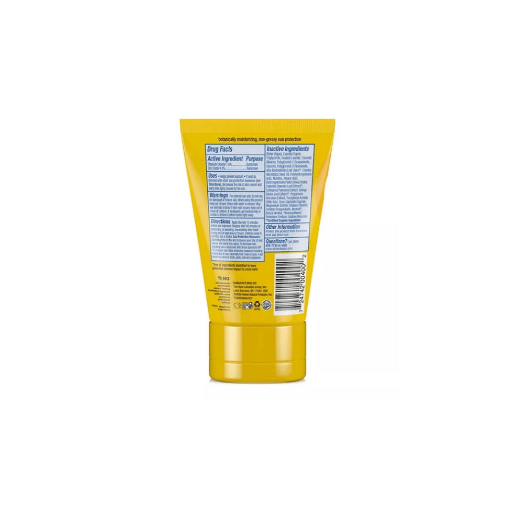 Alba Botanica Mineral Sunscreen SPF 45 4oz Drug Facts and Ingredients