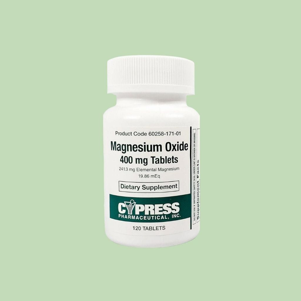 Magnesium Oxide Tablets 400mg 120ct